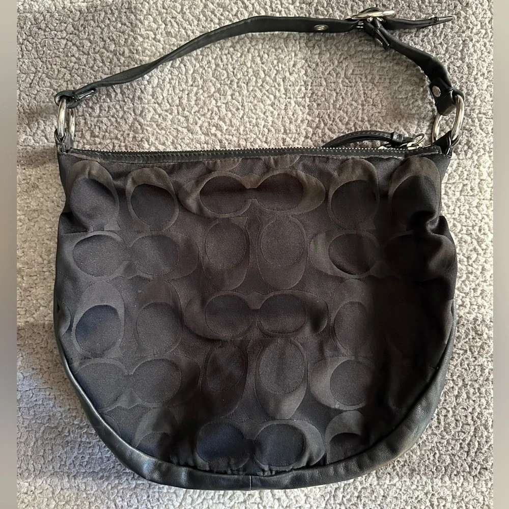 Coach Vintage Y2K Black Hobo Bag